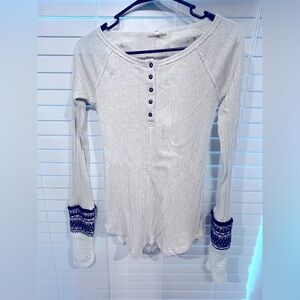 Mystree long sleeve ribbed Top